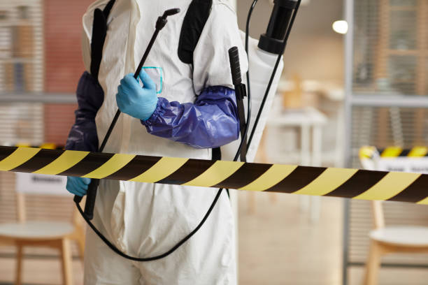 Professional Blood Cleanup technician working in Oradell, NJ
